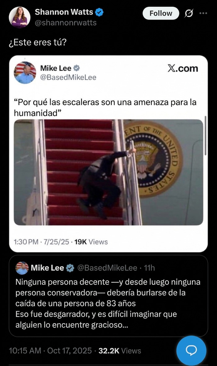 Solo está bien si se burlan ellos