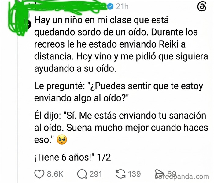 Un maestro cura psíquicamente a un niño sordo que también posee facultades psíquicas.