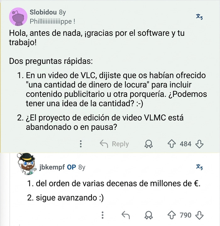 El creador de VLC rechazó decenas de millones de euros para mantener el software libre de anuncios