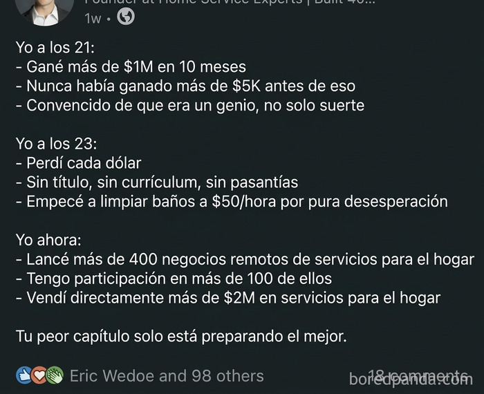 ¿Cuánto cobran los limpiadores? Probablemente 50 dólares la hora. Sí, eso es lo que incluiré en mi historia