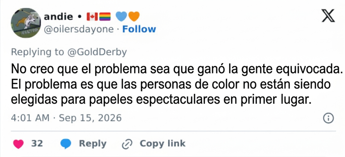 Los fans descubren una tendencia alarmante entre los ganadores de los premios Emmy que enfurece a mucha gente Los fans descubren una tendencia alarmante entre los ganadores de los premios Emmy que enfurece a mucha gente