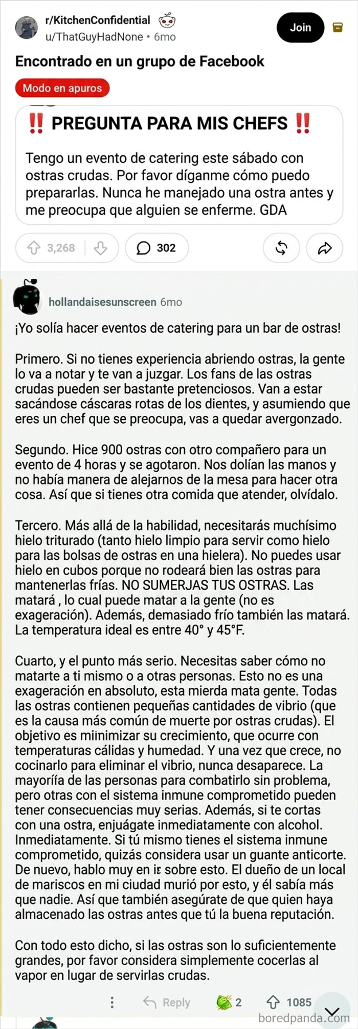 Sobre cómo las ostras pueden volverse mortales