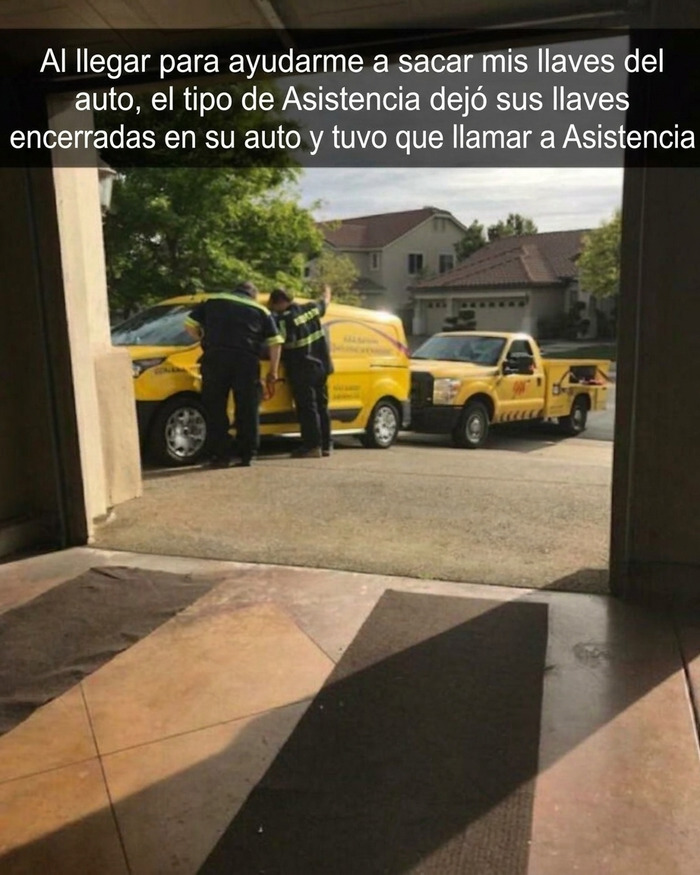 Cuando te dejas las llaves en el coche