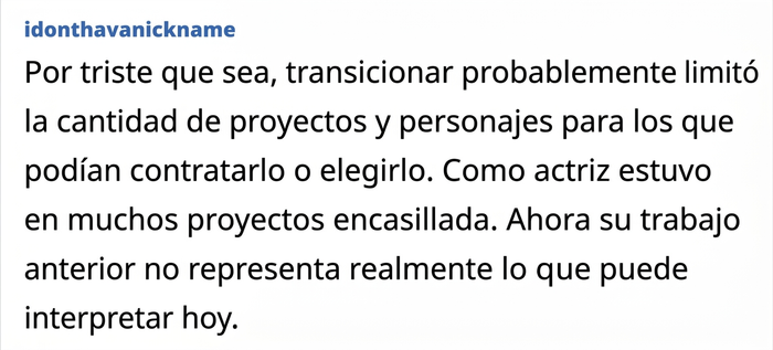 Este actor trans desesperado desata un acalorado debate sobre Hollywood