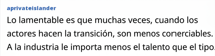Este actor trans desesperado desata un acalorado debate sobre Hollywood