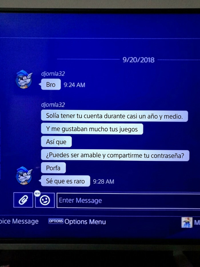 El tipo que hackeó mi cuenta de PS4 lo admite y quiere más juegos gratis, por favor.
