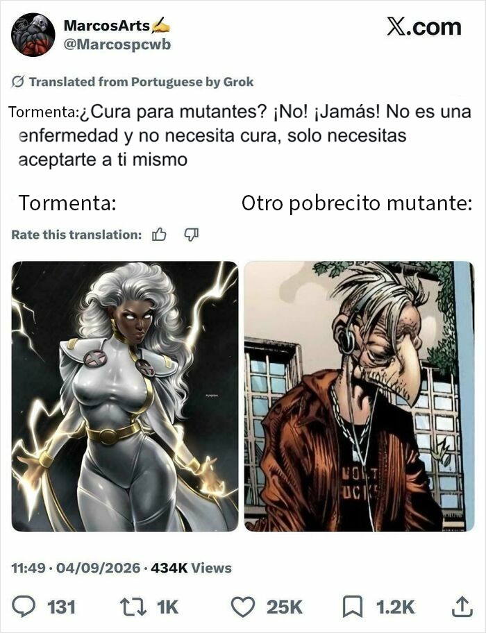 ¿Es moral lo que dice Tormenta?