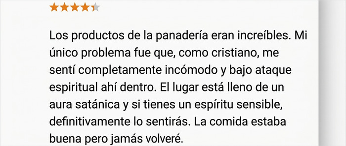 Reseña en una panadería vegana