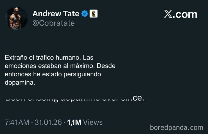 Está fatal.