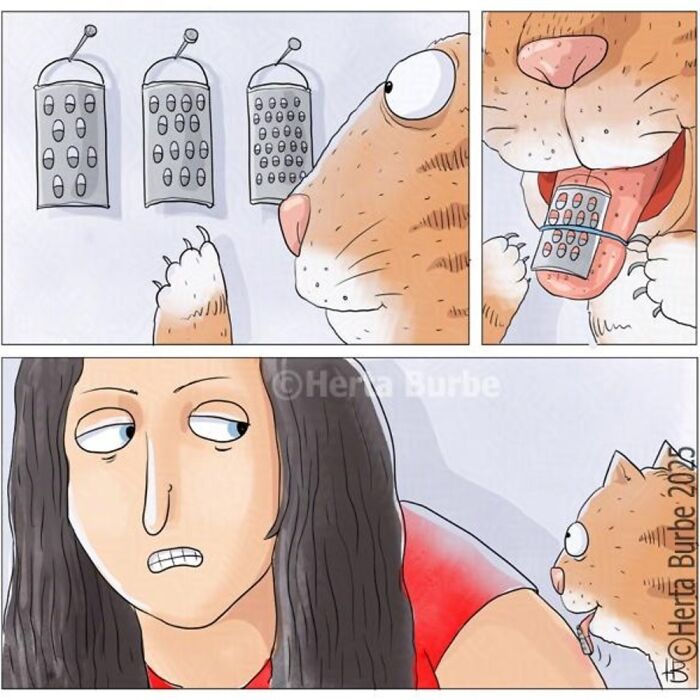 50 Beautiful Cat Comics By This Artist That Show Why Humans Feel So Deeply Connected To These Animals