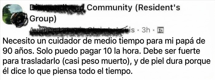 Así uno puede cargar a este viejo pesado y, al mismo tiempo, aguantar que lo regañen. ¡Todo eso por menos de lo que pagan en el Burger King