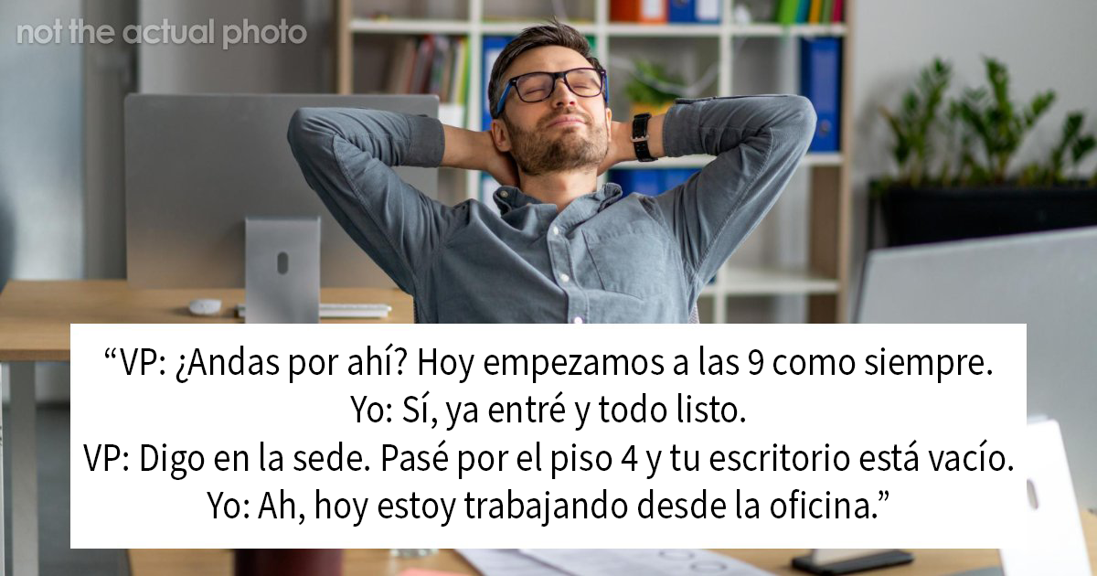 Este jefe espera que su empleado vuelva a la oficina tras 6 años trabajando en remoto, y él demuestra que su oficina en casa fue aprobada por RRHH