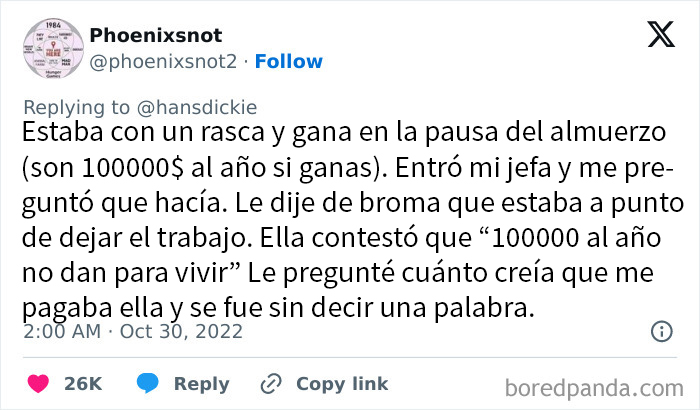 Esa jefa tan desconectada no entraría ni en tu misma habitación
