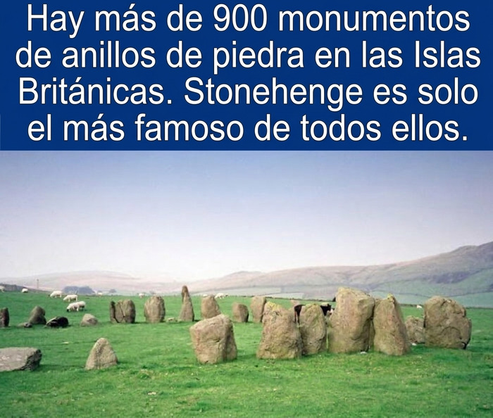 Datos curiosos sobre antiguos monumentos de anillos de piedra en las Islas Britanicas.