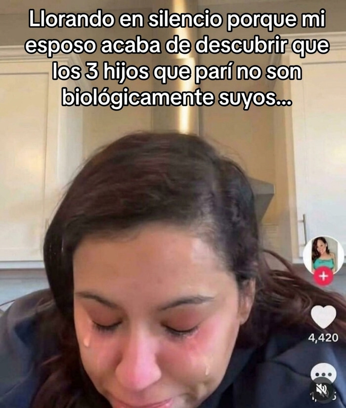 Captura de pantalla de mujer llorando en un vídeo sobre egocéntricos en redes