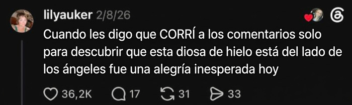 Comentario positivo sobre la inocente foto de una mujer con su esposo Comentario positivo sobre la inocente foto de una mujer con su esposo