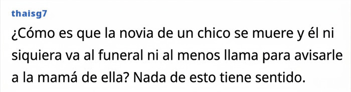 Captura del mensaje de thaisg7 sobre la madre que acepto que su hija saliera con su jefe. Captura del mensaje de thaisg7 sobre la madre que acepto que su hija saliera con su jefe.