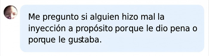 Captura de pantalla de opinion sobre el error en la inyeccion letal Captura de pantalla de opinion sobre el error en la inyeccion letal