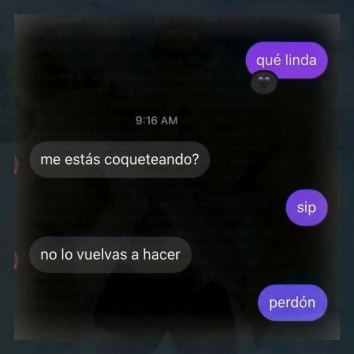 Captura de pantalla de un chat divertido con respuestas incómodas que causan risa
