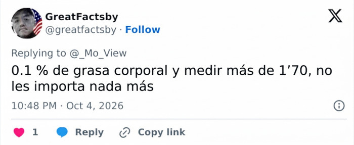 Comentario en Twitter que cuestiona los requisitos para ser supermodelo y el talento de Gigi Hadid. Comentario en Twitter que cuestiona los requisitos para ser supermodelo y el talento de Gigi Hadid.