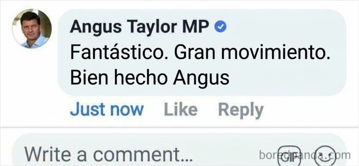 Político elogiándose a sí mismo en redes sociales, uno de los mentirosos descubiertos de forma vergonzosa.