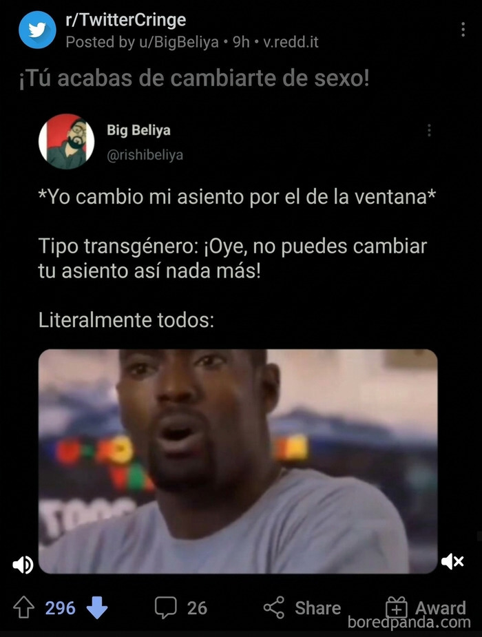 Mentirosos pillados en Twitter con un meme absurdo sobre cambio de sexo que genera reacciones confusas.