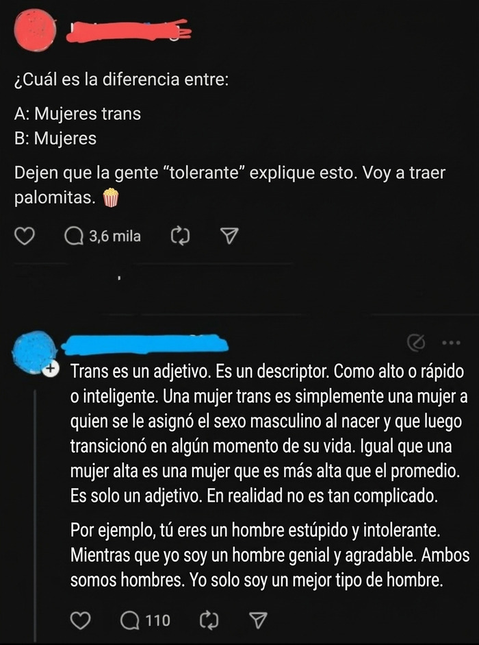 Un debate en redes sociales con un desenlace positivo, parte de publicaciones reconfortantes