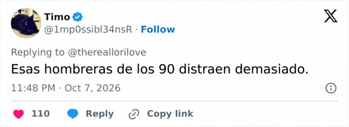 Tuit que comenta de manera divertida sobre el look de la multimillonaria en la Casa Blanca