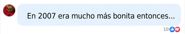 Mensaje en Facebook haciendo referencia a la apariencia pasada de Thylane Blondeau Mensaje en Facebook haciendo referencia a la apariencia pasada de Thylane Blondeau