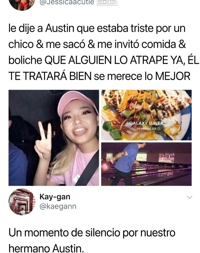 Publicación que ilustra conductas de mujeres tóxicas mandando a un amigo a la zona de amigos.
