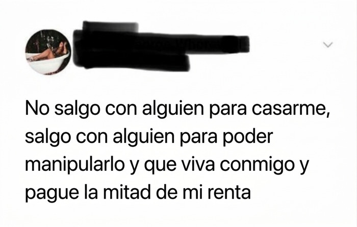 Publicación de mujeres tóxicas sobre manipulación y finanzas en redes sociales.