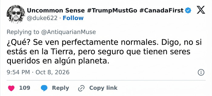 Publicación irónica en redes sociales respecto al aspecto de Susan Dell. Publicación irónica en redes sociales respecto al aspecto de Susan Dell.
