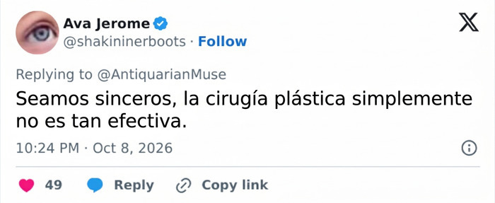 Comentario en redes sobre el aspecto de la multimillonaria Susan Dell y cirugías. Comentario en redes sobre el aspecto de la multimillonaria Susan Dell y cirugías.