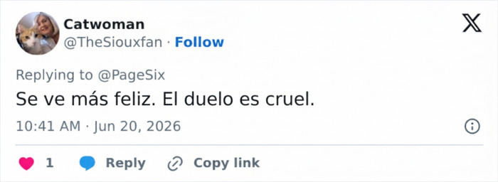 Publicación en redes sobre Kelly Osbourne y su aumento de peso con el mensaje Se ve más feliz Publicación en redes sobre Kelly Osbourne y su aumento de peso con el mensaje Se ve más feliz
