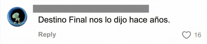 Comentario sobre destino final en accidente de monta&ntilde;a rusa