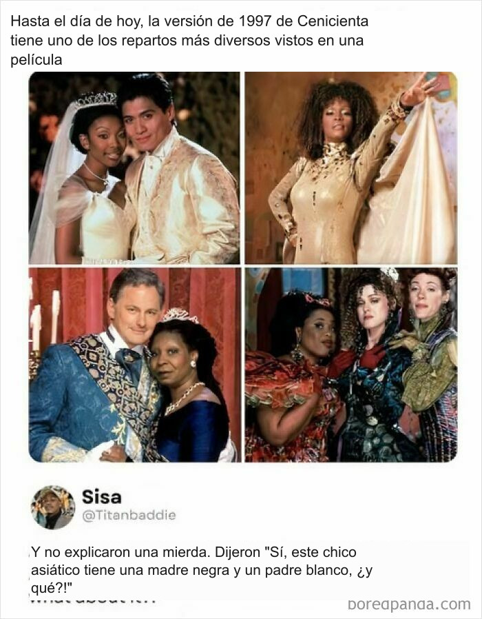 Reparto diverso en versión de 1997 de película Cenicienta