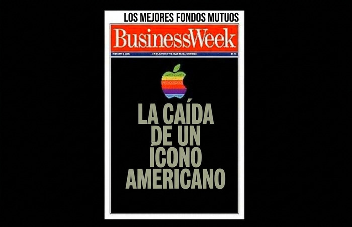 Portada BusinessWeek sobre la caída del ícono Apple en imagen de revista