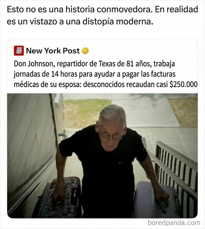 Historia de hombre de 81 años que trabaja para pagar facturas médicas