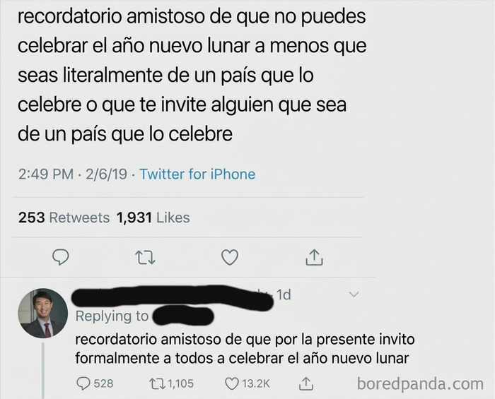Mensaje reconfortante sobre celebración inclusiva del año nuevo lunar