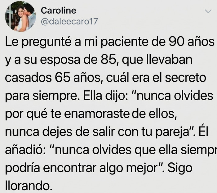 Consejo sobre amor duradero y secretos de pareja en publicaciones reconfortantes