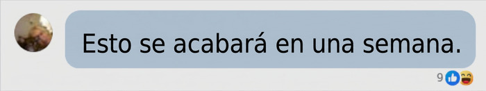 Mensaje en redes sociales diciendo que noticia acabar&aacute; pronto