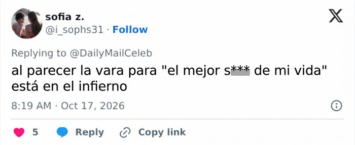 Otro tuit con opini&oacute;n negativa sobre la vida de Dakota Johnson y MGK
