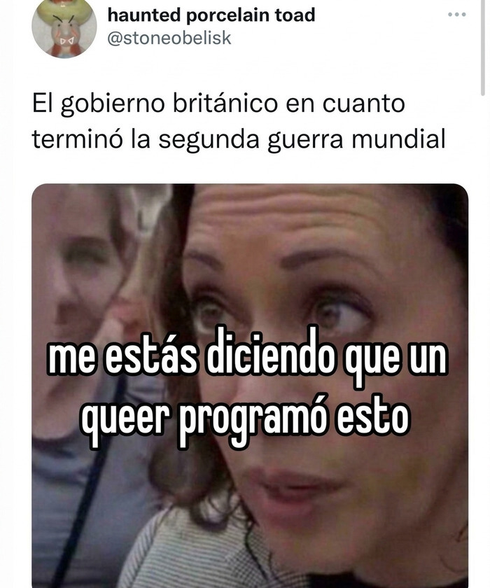 Meme sobre historia y Alan Turing parte de los memes y bromas con contexto.