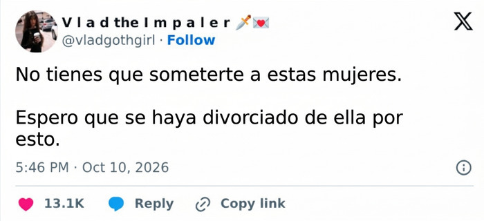 "Espero que &eacute;l le pida el divorcio": Esta novia desata la pol&eacute;mica por sus votos matrimoniales