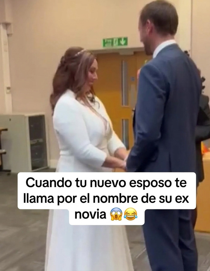 "Espero que &eacute;l le pida el divorcio": Esta novia desata la pol&eacute;mica por sus votos matrimoniales