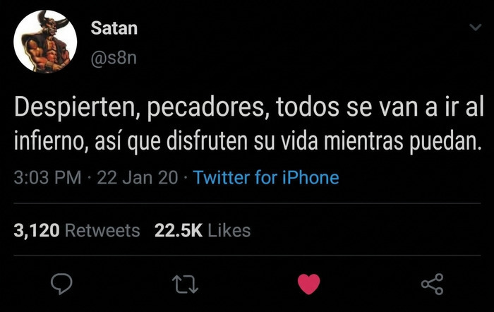 Captura de pantalla de una publicación sobre la vida, parte de estas imágenes reconfortantes en redes.