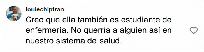 Comentario en redes sobre el caso de la estudiante gritando a manifestantes. Comentario en redes sobre el caso de la estudiante gritando a manifestantes.
