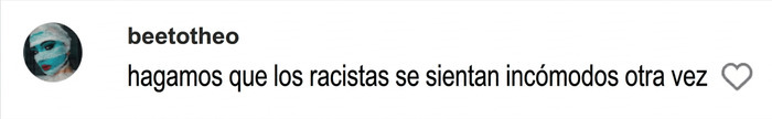 Captura de pantalla con comentario sobre estudiante gritando a manifestantes. Captura de pantalla con comentario sobre estudiante gritando a manifestantes.