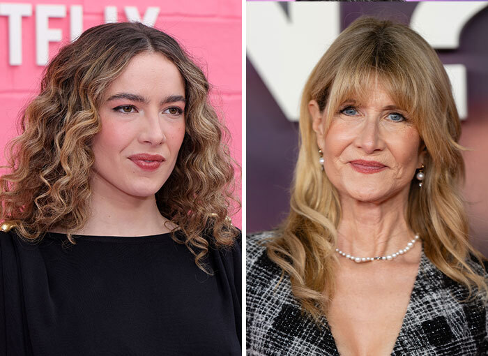 Jaya Harper y su madre Laura Dern, una famosa actriz entre los hijos de celebridades de Hollywood.