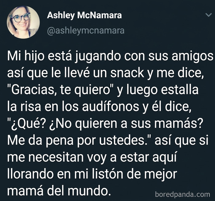Texto emotivo en redes sociales como parte de publicaciones reconfortantes de internet